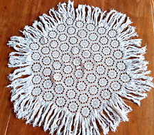 Crocheted cotton fringed d'occasion  Expédié en Belgium