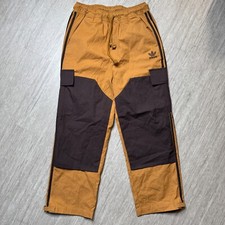 Calça cargo Adidas joelho duplo masculina M alta amostra marrom chocolate comprar usado  Enviando para Brazil