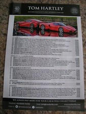 Tom hartley car for sale  BRISTOL