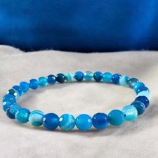 Bracciali agata azzurra usato  Carpi