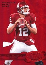 Landry Jones 2013 Fleer retrô vermelho PMG pedras preciosas de metal Oklahoma Sooners /100 comprar usado  Enviando para Brazil