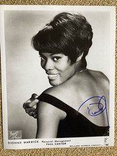 Dionne WARWICK (1940)  orig sign Soul LEGEND 1960s photo 20x25cm  / AUTOGRAPH comprar usado  Enviando para Brazil