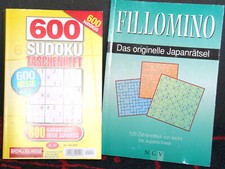 Sudoku taschenheft fillomino gebraucht kaufen  Gummersbach