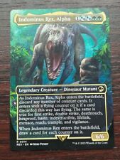 1x BORDERLESS INDOMINUS REX, ALPHA - Jurassic Park - MTG Magic the Gathering comprar usado  Enviando para Brazil