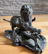 Antique bronze lion for sale  SOLIHULL