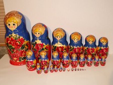 Usado, Boneca de aninhamento russa 30 peças artista Agafya Tihonovna Petrova comprar usado  Enviando para Brazil