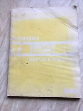 Suzuki ts125er service for sale  PWLLHELI