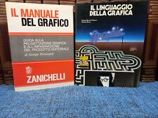 Lotto libri grafica usato  Roma