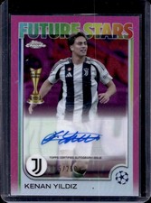 Usado, 2024-25 Topps Chrome UEFA Kenan Yildiz Future Stars refrator rosa automático #35/250 comprar usado Usado, 2024-25 Topps Chrome UEFA Kenan Yildiz Future Stars refrator rosa automático #35/250 comprar usado  Enviando para Brazil