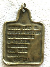 Plaque identité soldat d'occasion  France
