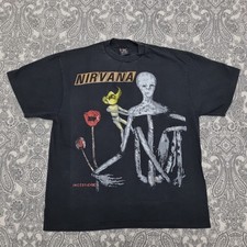 Usado, Camisa vintage Nirvana XL incesticida tira alvejante Nevermind estampa Kurt Cobain  comprar usado Usado, Camisa vintage Nirvana XL incesticida tira alvejante Nevermind estampa Kurt Cobain  comprar usado  Enviando para Brazil