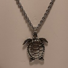 Turtle pewter pendant for sale  Osceola