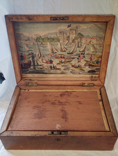 Antiga mesa de madeira mistura de marchetaria C.1820 dividida até W. Belch fósforo de vela comprar usado Antiga mesa de madeira mistura de marchetaria C.1820 dividida até W. Belch fósforo de vela comprar usado  Enviando para Brazil