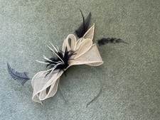 cream navy fascinator for sale cream navy fascinator for sale UTTOXETER