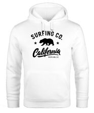 Hoodie Herren California Republic Bear Bär Sommer Surfing Kapuzen-Pullover comprar usado  Enviando para Brazil