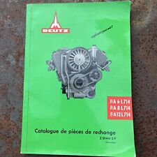 Ancien catalogue pièces d'occasion  Fayl-Billot