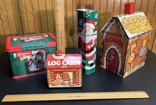 assorted christmas tins for sale  Johnston City