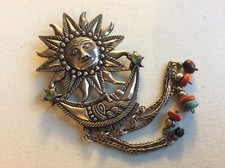 Broche argent soleil d'occasion  Carcassonne