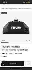 thule rails foot pack for sale  Eugene