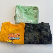 Camiseta masculina Zumiez Skate manga longa pacote M Naruto Minecraft primitiva comprar usado  Enviando para Brazil