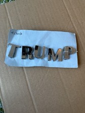 Trump chrome badge for sale Trump chrome badge for sale  LANCASTER