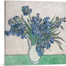 Artcanvas irises white for sale  Niles