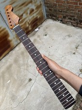 Braço de guitarra elétrica fosco bordo torrado faça você mesmo aço inoxidável 22 trastes comprar usado  Enviando para Brazil