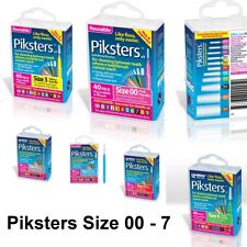 Escovas dentais reutilizáveis interdentais Piksters - Pacote com 40 **Todos os tamanhos disponíveis** comprar usado  Enviando para Brazil