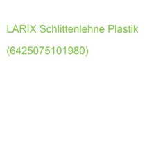 Larix schlittenlehne plastik gebraucht kaufen  Hamburg