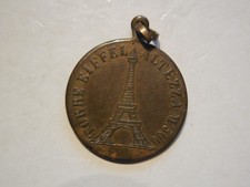 Medaglia torre eiffel usato  Italia