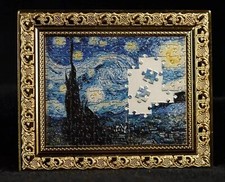 Quebra-cabeça de pintura mundialmente famoso Niue 2022 - Van Gogh céu estrelado - prata e moeda de cobre com caixa comprar usado  Enviando para Brazil