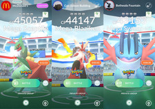 Mega Sceptile, Blaziken & Swampert convite de ataque remoto - Pokemon Go, usado comprar usado  Enviando para Brazil