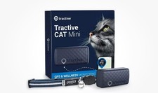 Tractive Mini GPS Cat Tracker (6,5 lb+), Azul Escuro comprar usado  Enviando para Brazil