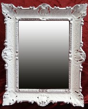 Wandspiegel weiß silber gebraucht kaufen  Berlin
