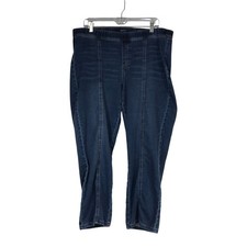 JEANS PURE JILL - FEMININO GG- AZUL JEANS ELÁSTICO CINTURA PERNA FINA TORNOZELO comprar usado  Enviando para Brazil