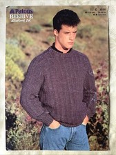 Patons men knitting for sale  AMMANFORD