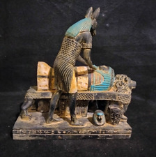RARO ANTIGUO EGIPCIO ANTIGUO Estatua Dios Anubis Señor de la Momificación Egipto BC segunda mano  Embacar hacia Mexico