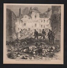 1870 - Laon France torre de demolição torre guerra gravura em madeira, usado comprar usado  Enviando para Brazil