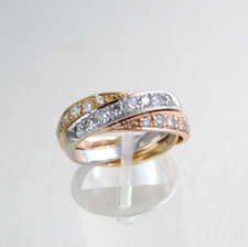 Tricolor ring 585 gebraucht kaufen  Kolbermoor