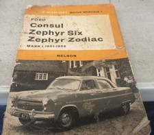 1951 - 1956 Ford Zephyr Consul Zodiac MK 1 Manual  comprar usado  Enviando para Brazil