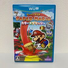 Jogo japonês Nintendo Wii U Paper Mario Color Splash NTSC-J frete grátis comprar usado  Enviando para Brazil