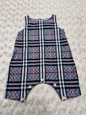Baby burberry romper for sale  BOLTON