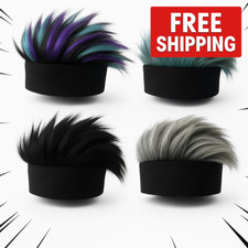 Chapéu peruca anime masculino – Naruto cosplay pele sintética boné de cabelo pontiagudo | Viral coreano comprar usado  Enviando para Brazil