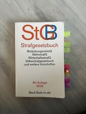 Strafgesetzbuch 2022 . gebraucht kaufen  Leverkusen