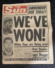 Sun newspaper 15th for sale  SOUTHAMPTON