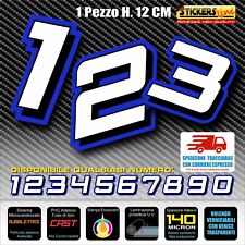 Adesivi numeri gara usato  Pineto