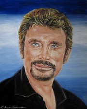 Portrait johnny hallyday d'occasion  Les Essarts