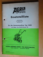 Agria gartenmaschine 1400 gebraucht kaufen  Wiesloch