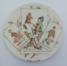 Ancienne assiette parlante d'occasion  Caussade