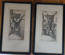 Etchings signed robson for sale  ASHFORD